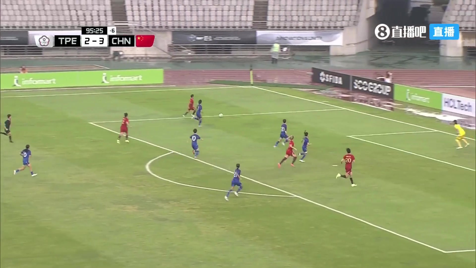 张琳艳送助攻邵子钦头球破门中国女足4-2领先中国台北女足