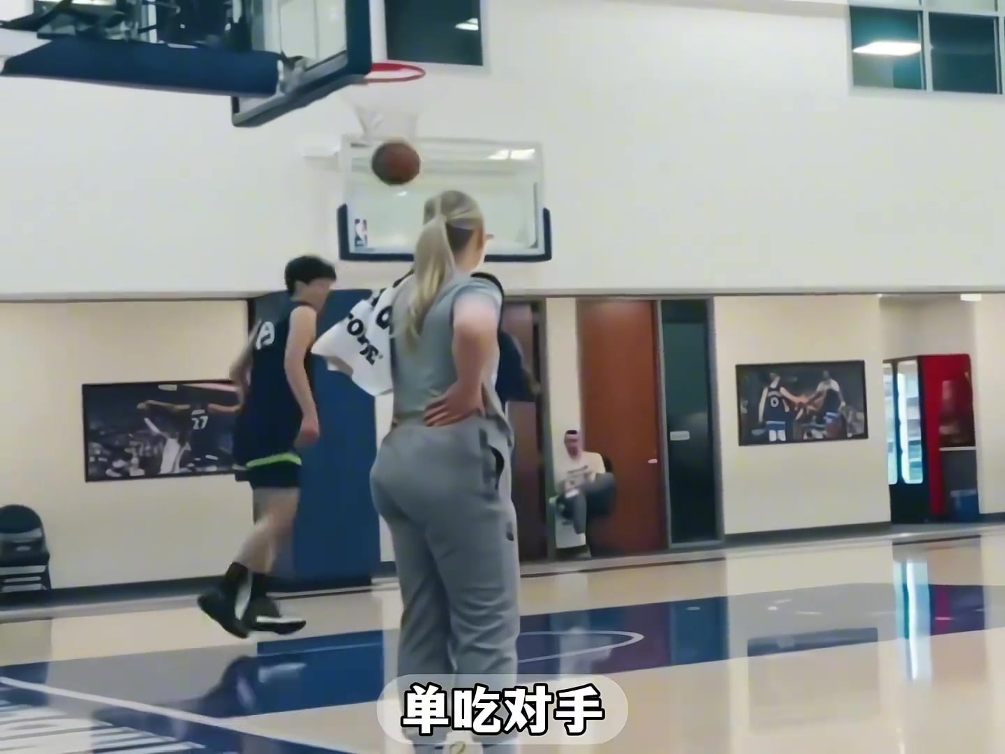 森林狼试训强硬表现惊艳全场这次杨瀚森真要进NBA了