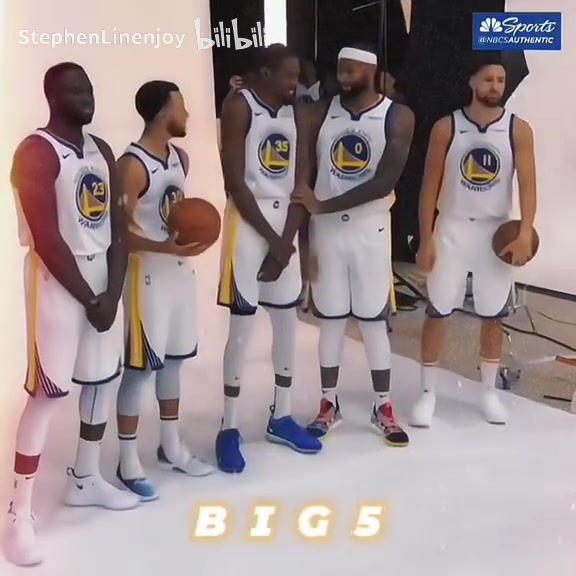 恐怖的阵容实力19年五星勇士的定妆照甚至位置都很合适