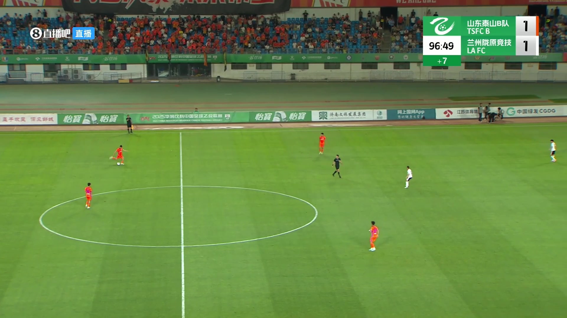 19岁带刀中卫泰山B队彭啸补时凌空爆射国足未来之星啊