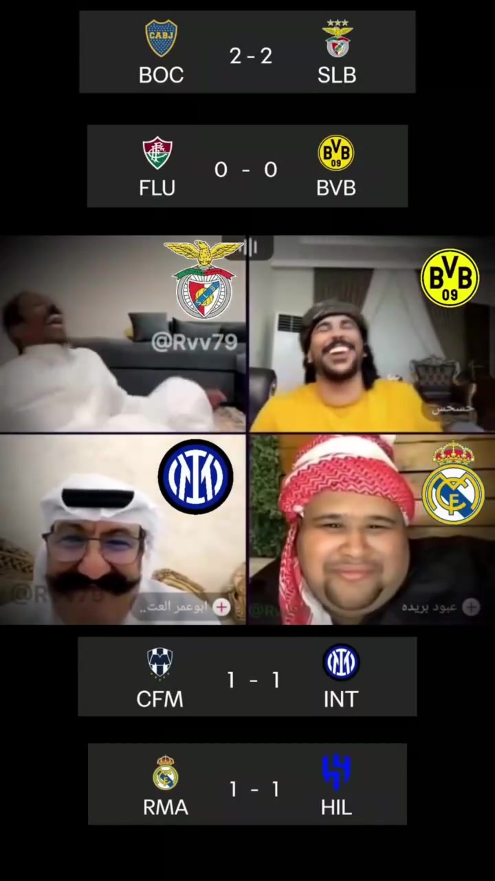 哈哈你也来了网友恶搞世俱杯开局不利的强队