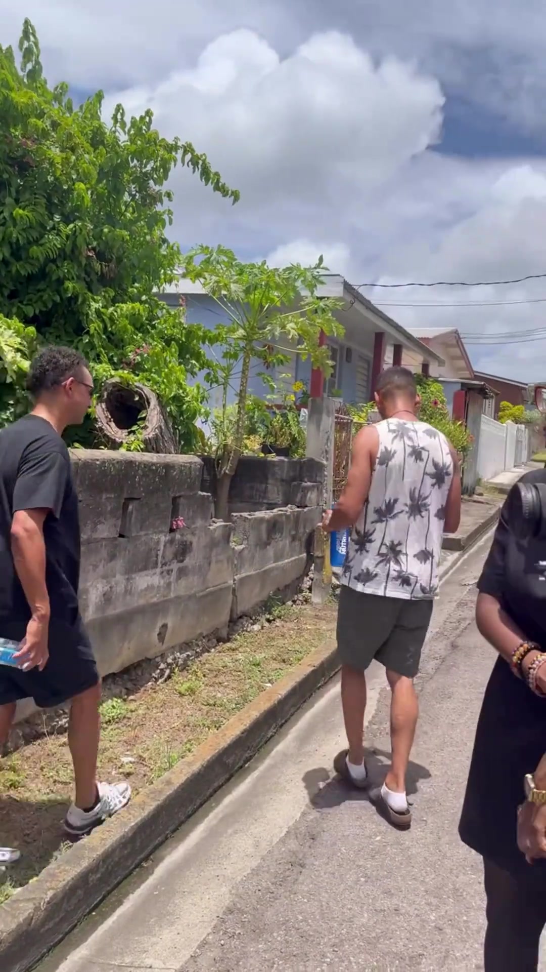 寒王返乡帕尔默回到祖父的出生地圣基茨和尼维亚参观祖宅