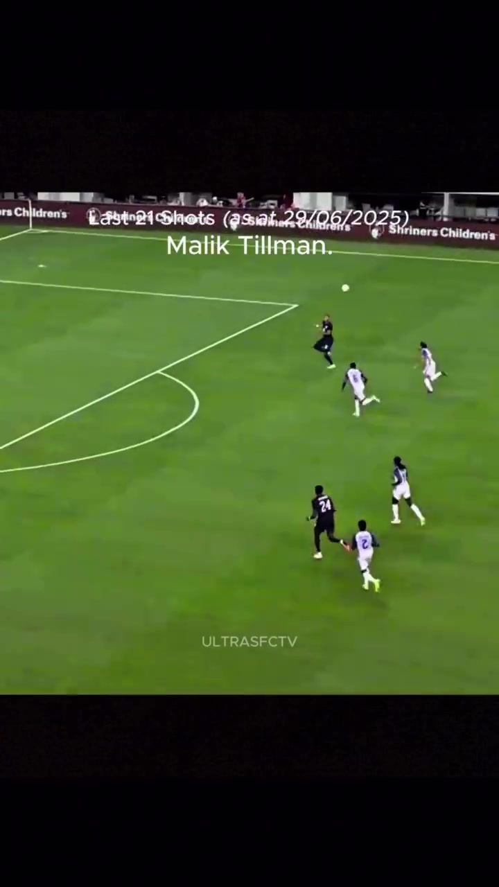 未来巨星勒沃库森新援蒂尔曼近21脚射门合集