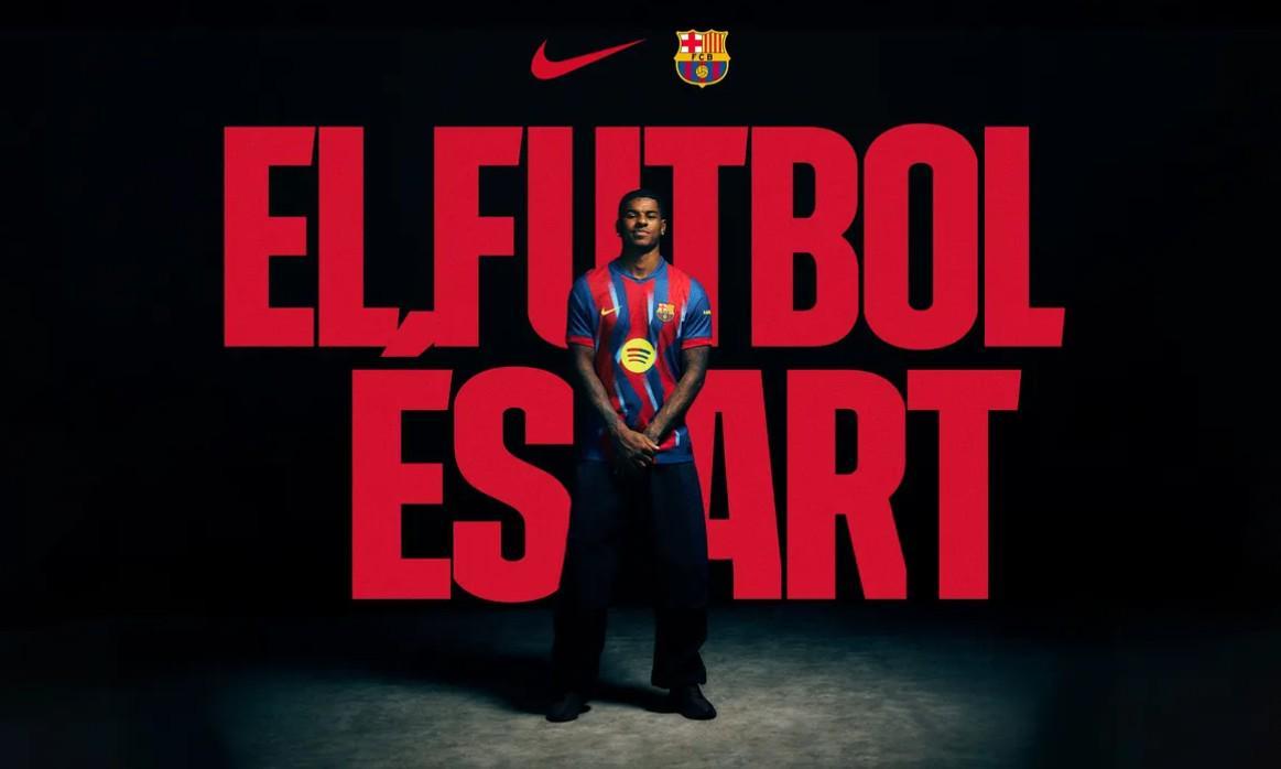 巴萨发布本赛季第四球衣：致敬20年前在伯纳乌3-0击败皇马